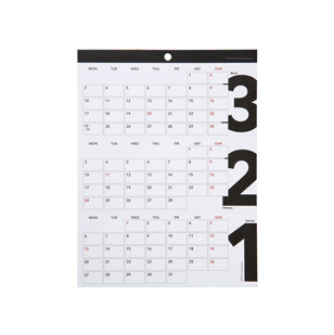 卓上カレンダー 3's Calendar