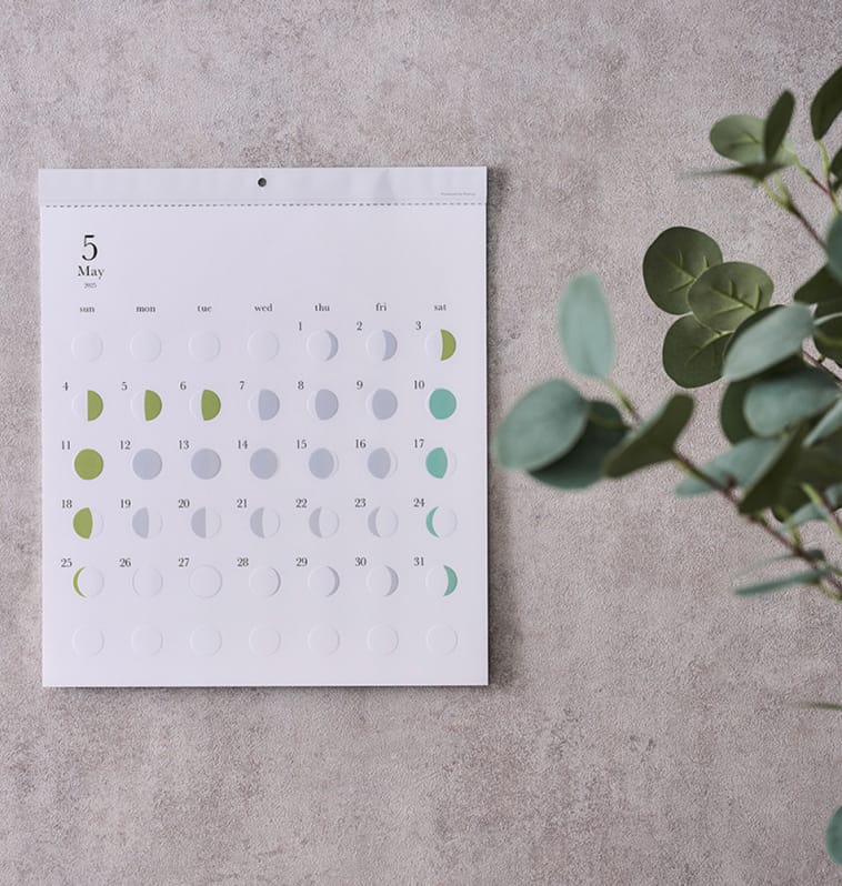 月の満ち欠けカレンダー ミチル