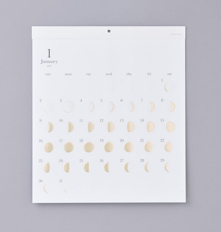 月の満ち欠けカレンダー ミチルKira