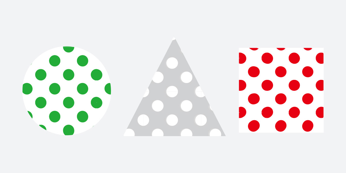 ◯△□のデザインイメージ