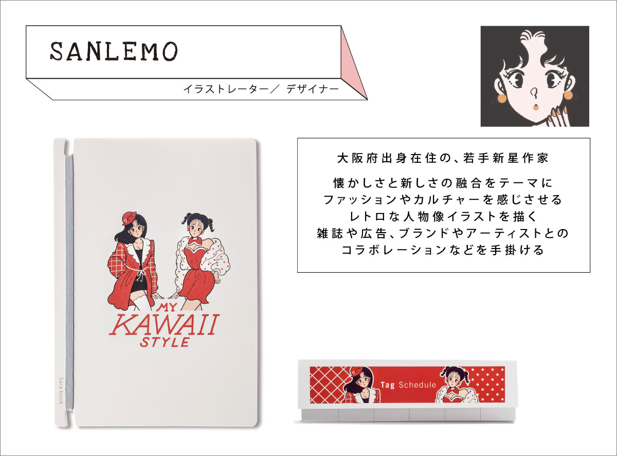 レトロKAWAII〈Illustrator/SANLEMO〉