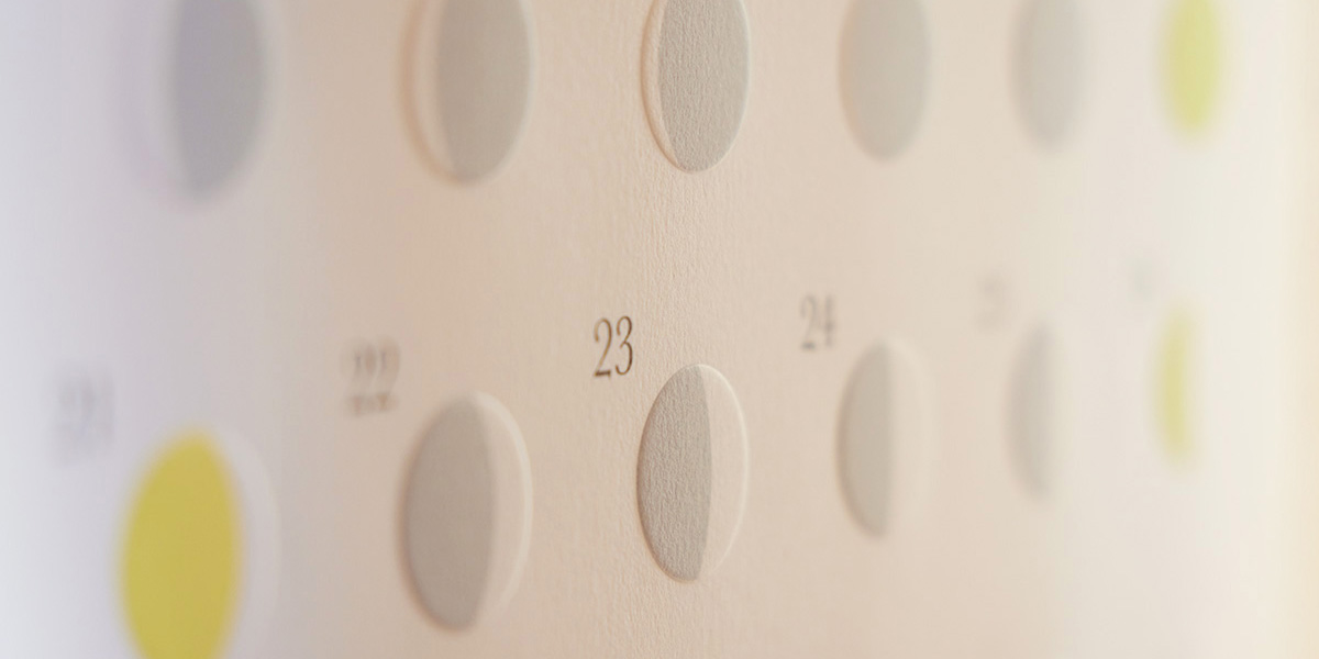 ミチル　エンボス加工のアップ