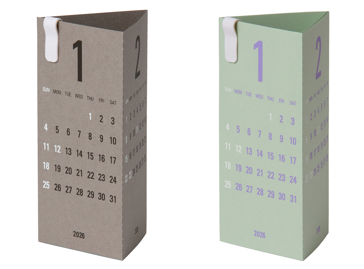 Re+g Triangular2026年の限定色「セージ」「カカオ」