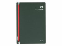 〈名入れ〉名刺ファイルLogbook【黒】