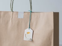 Happy Bird Greeting tag