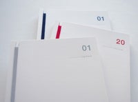 〈名入れ〉名刺ファイルLogbook【白】