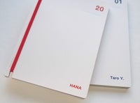 〈名入れ〉名刺ファイルLogbook【白】