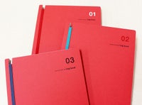 〈名入れ〉名刺ファイル Log book【赤】