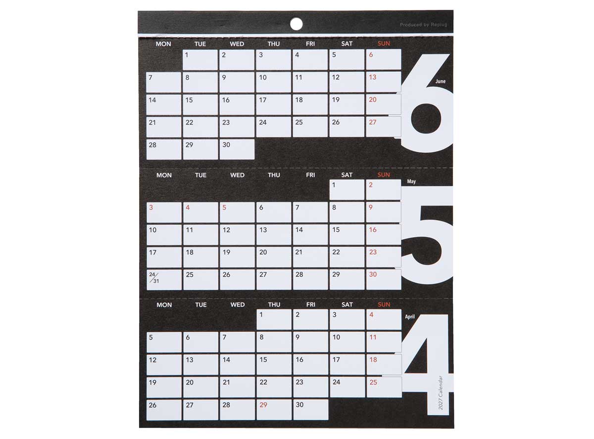卓上カレンダー3's Calendar（スリーズカレンダー）まとめ買い10部セット
