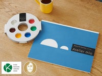 フィンガーペイントのお絵かき帳とゆび絵の具セット アトリエ ミオ