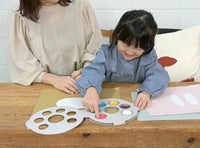 フィンガーペイントのお絵かき帳とゆび絵の具セット アトリエ ミオ