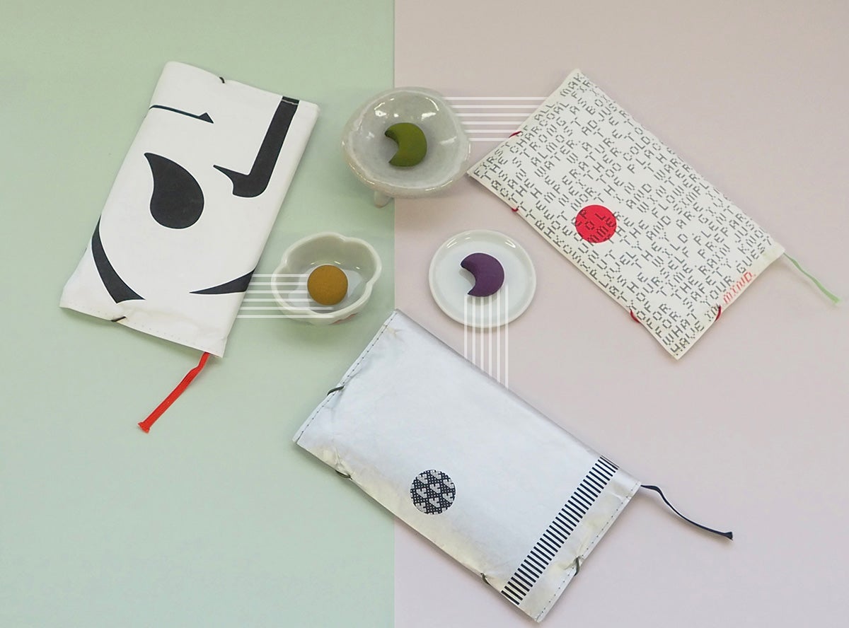 懐紙入れ「多包み」とお香セットのイメージ