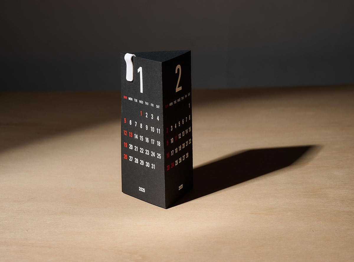 〈選べるセット〉3個以上で5%OFF！ 卓上カレンダーRe+g Triangular