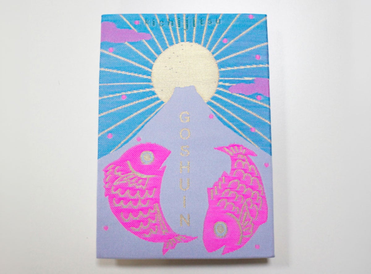 御朱印帳【GOSHUINノート】／めで鯛（小判）